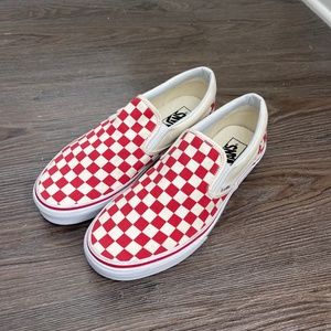 Checkered Vans Slip ons | Men’s 9 | Women’s 10.5